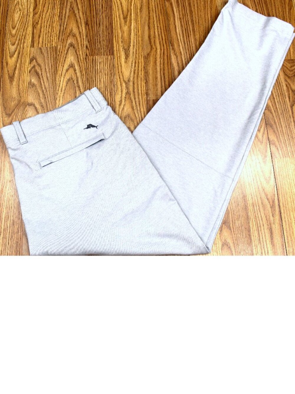 36x30 TOMMY BAHAMA REGULAR FIT FIT PANTS POLYESTER GRAY Sz 36W x 30L